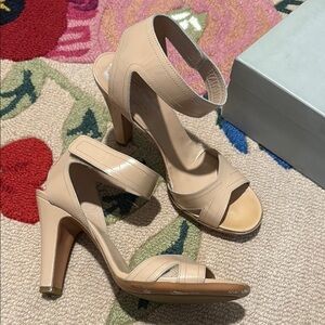Pedro Garcia Used - Elegant Nude Heeled Sandals